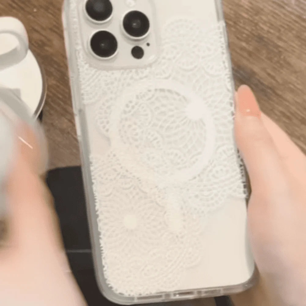 White Lotus MagSafe Grips