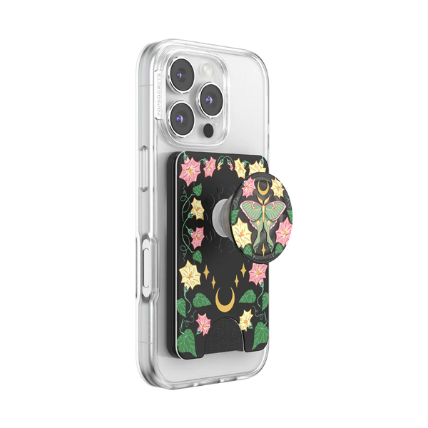 Moon Flower — MagSafe PopWallet+