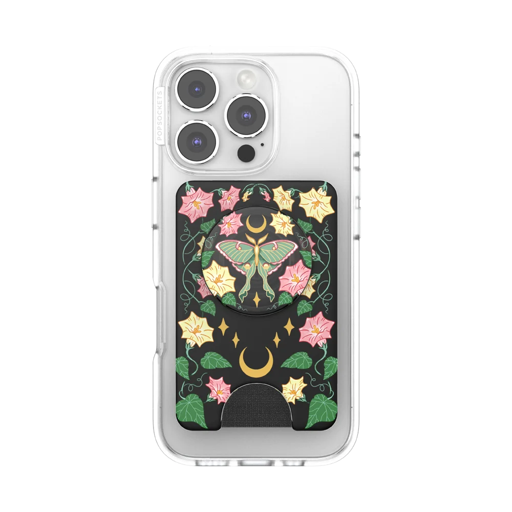 Moon Flower — MagSafe PopWallet+