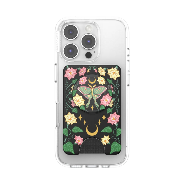 Moon Flower — MagSafe PopWallet+