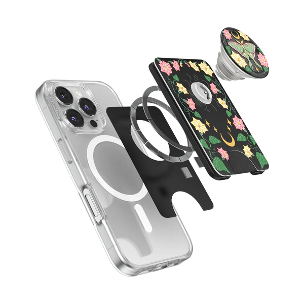 Moon Flower — MagSafe PopWallet+