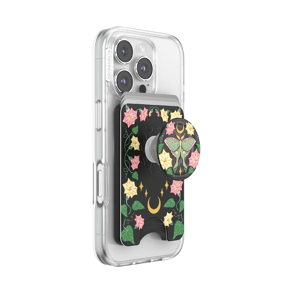 Moon Flower — MagSafe PopWallet+